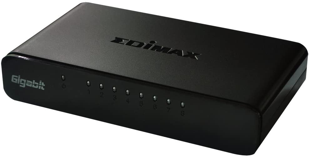 Edimax ES-5800G V3 network switch 8 Gigabit ports without power supply Edimax ES-5800G V3 network switch 8 Gigabit ports without power supply